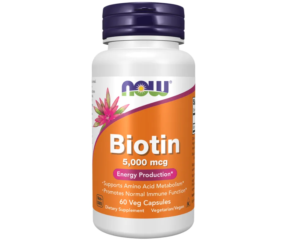 NOW Foods BIOTIN 5000mcg
