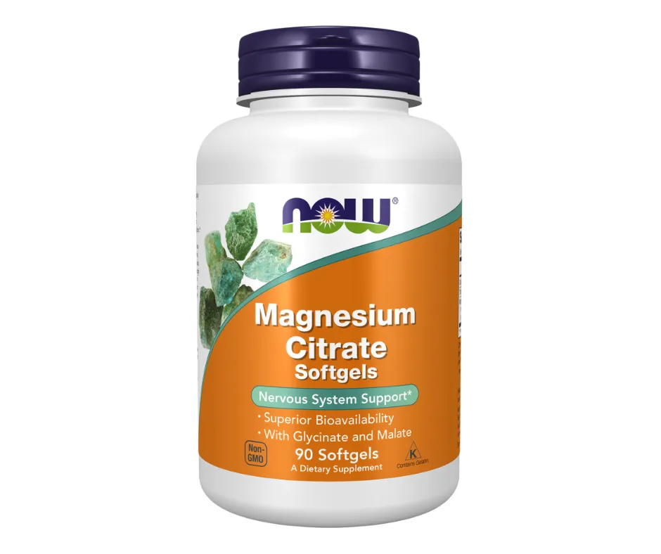 NOW Foods MAGNESIUM CITRATE CAPS 90