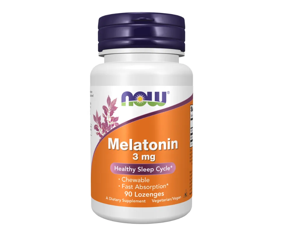 [733739032553] NOW Foods MELATONIN 3mg 60 VCAPS