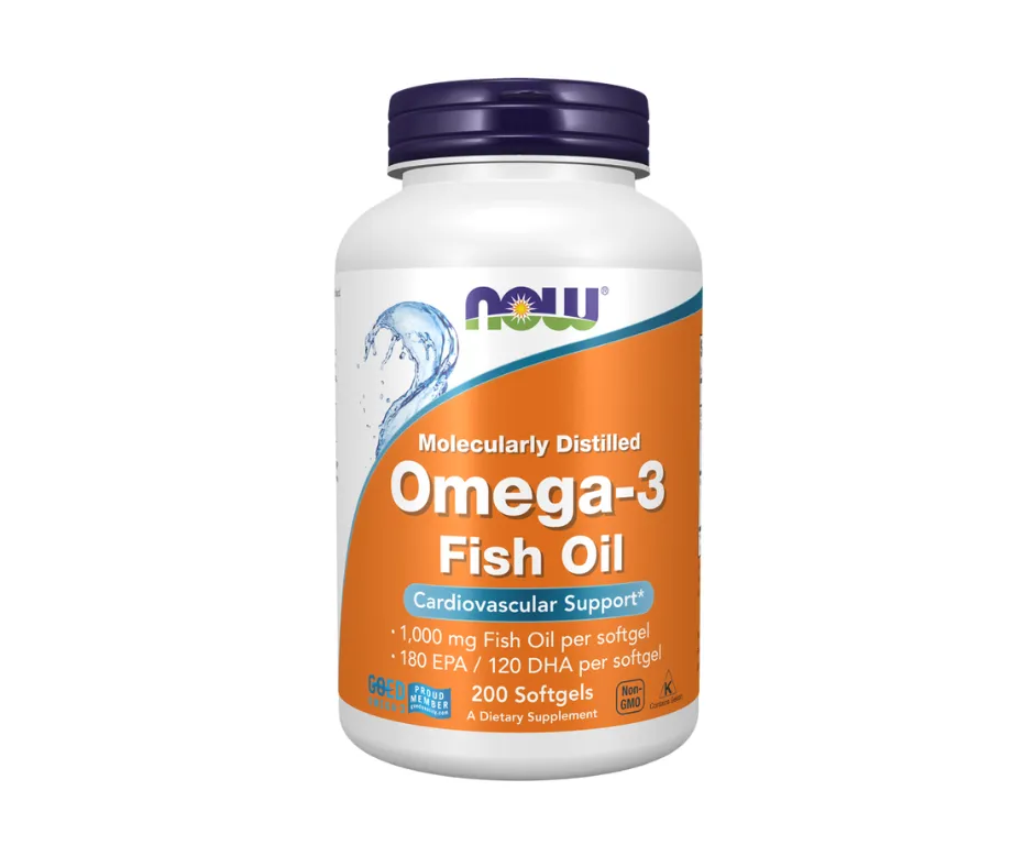 NOW Foods OMEGA-3 1000mg 200 SGELS
