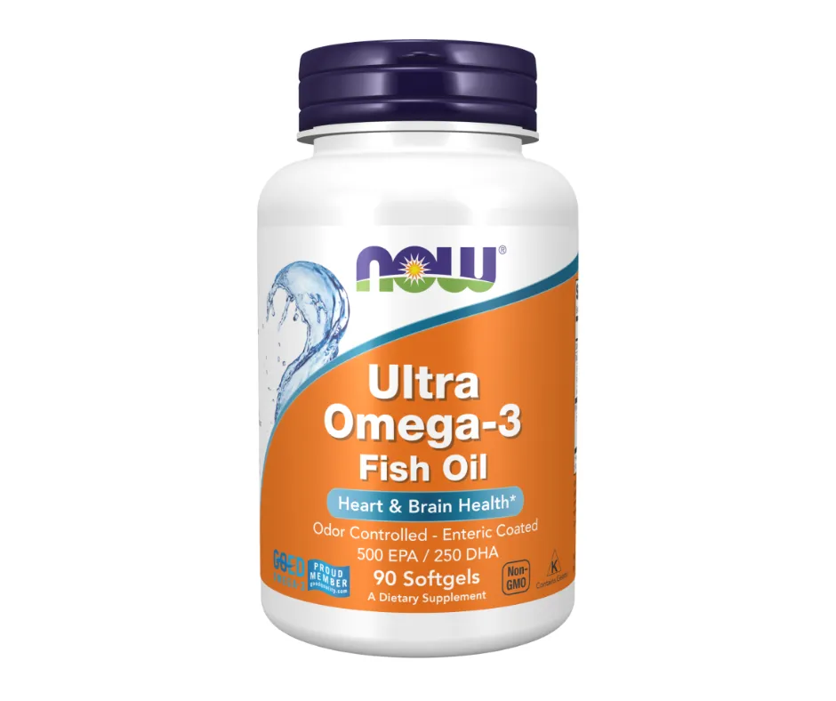 NOW Foods ULTRA OMEGA 3 FISH OIL 90 SGELS