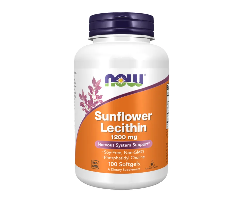 NOW Foods SUNFL LECITHIN 1200mg 100 SGELS