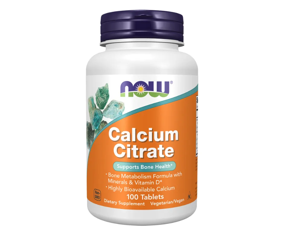 [733739012302] NOW Foods CALCIUM CITRATE W/min 100 tab