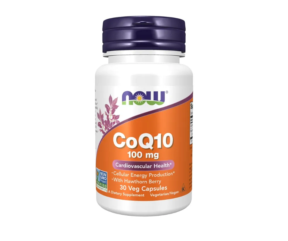 NOW Foods CoQ10 100mg 30 Veg Caps
