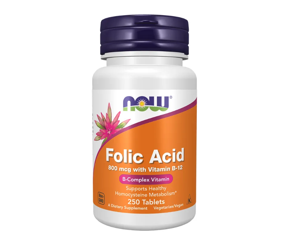 [733739004765] NOW Foods FOLIC ACID 800 MCG 250 TABS