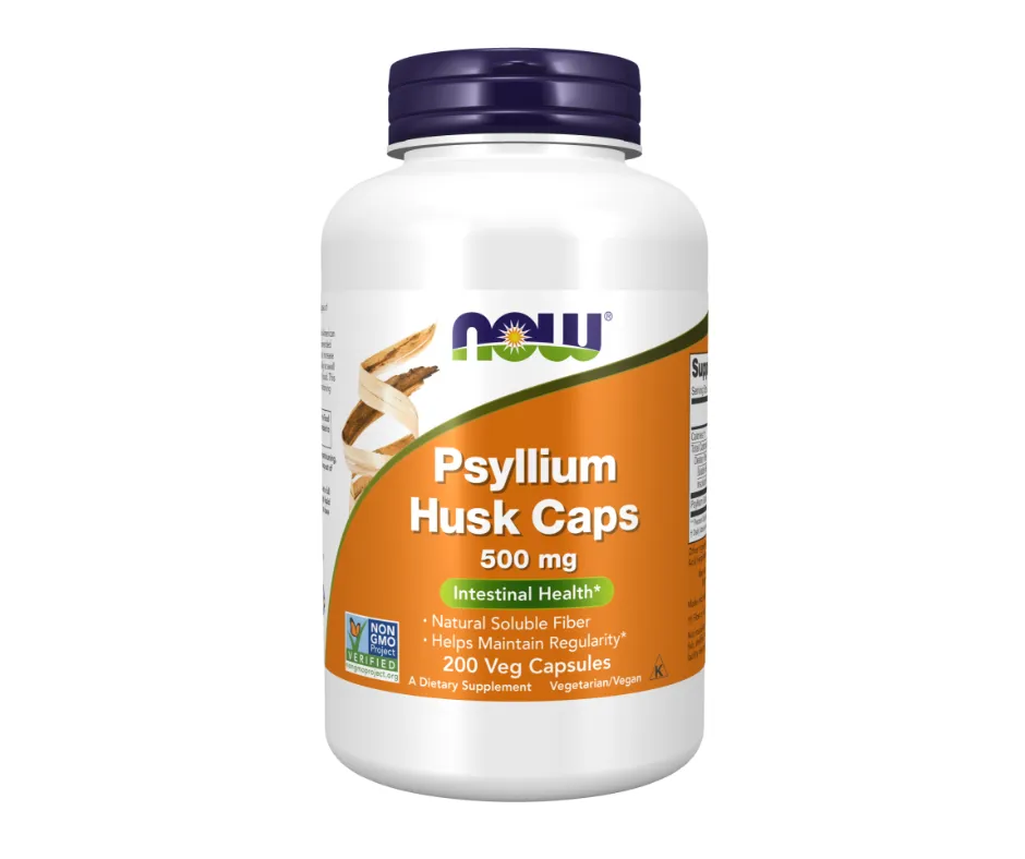 [733739059703] NOW Foods Psyllium Husk Caps 500 mg 200Veg Capsules