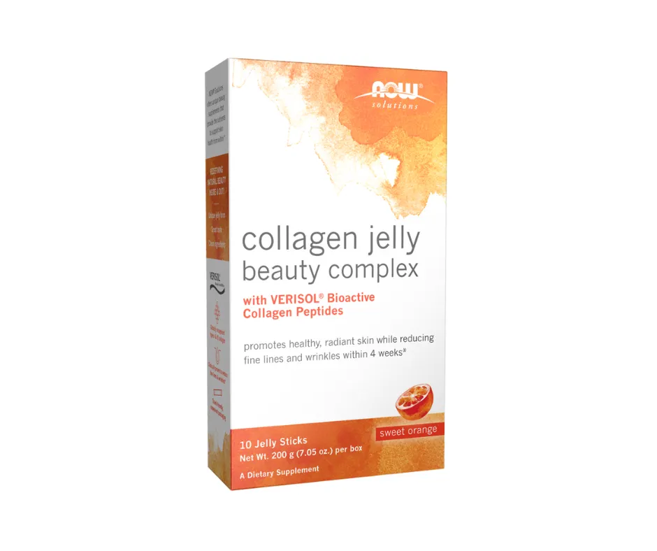 [733739078803] NOW Foods COLLAGEN JELLY BEAUTY COMPLEX-SWEET ORGANGE(10STICKS/BOX)