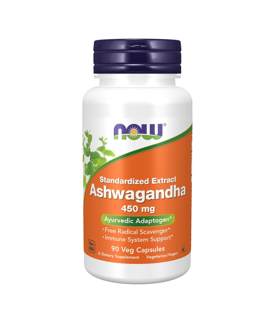 NOW Foods ASHWAGANDA 450 MG 90 VCAPS