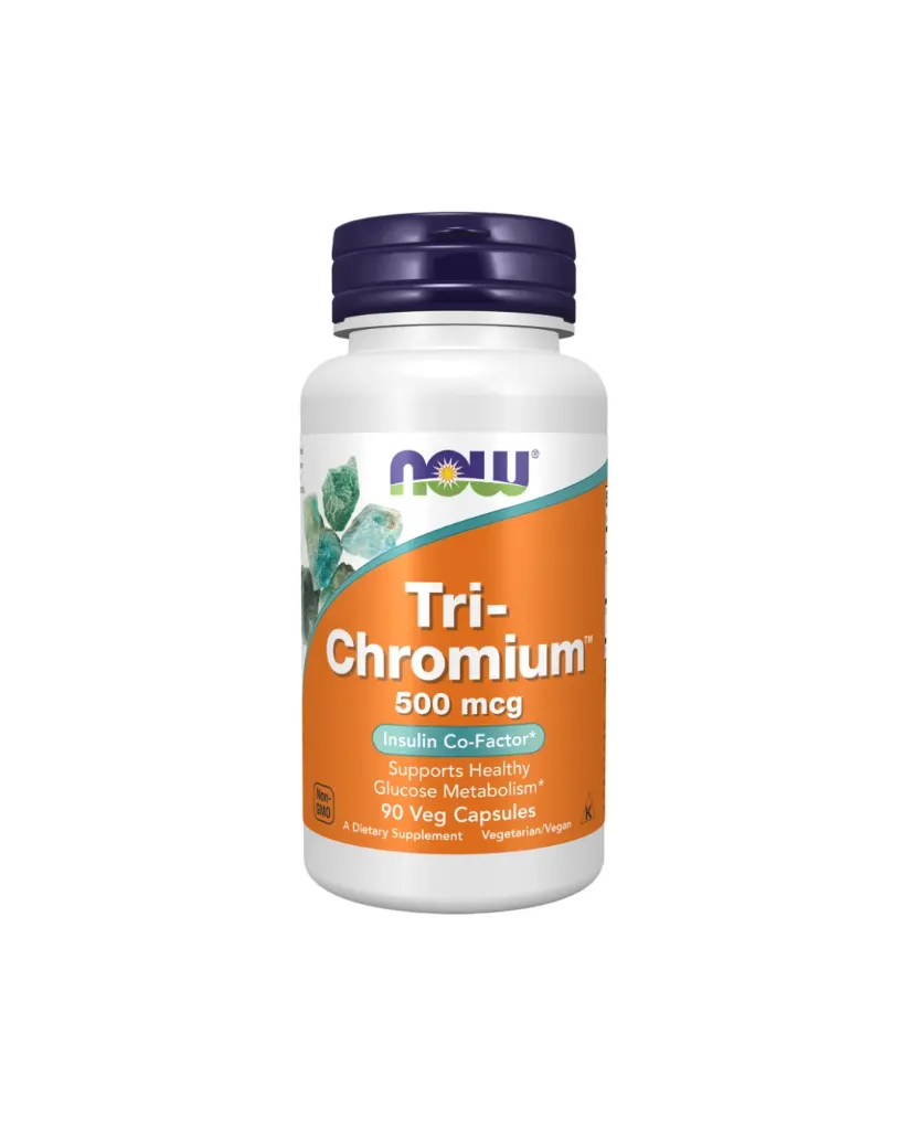 [733739014283] Now Foods Tri-Chromium™ 500 mcg with Cinnamon Veg Capsules